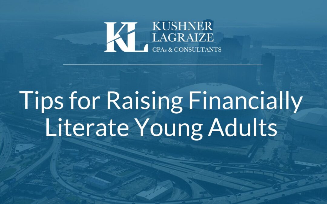 Tips for Raising Financially Literate Young Adults