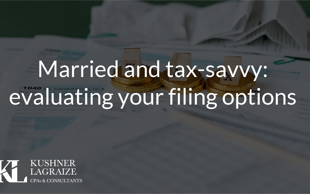 Married and tax-savvy: evaluating your filing options