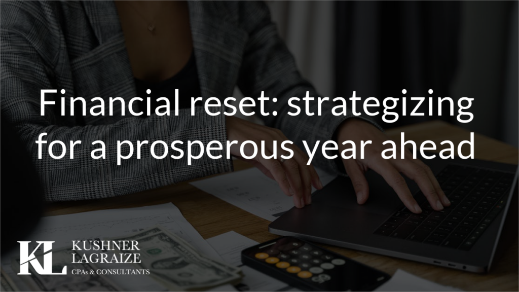 Financial reset: strategizing for a prosperous year ahead