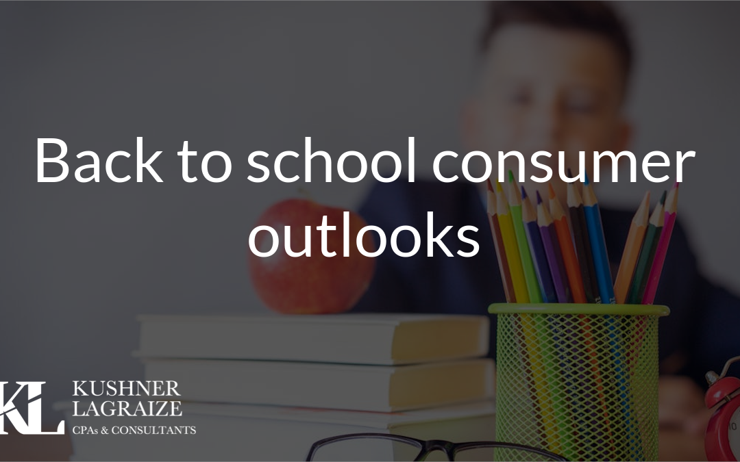 Back to school consumer outlooks