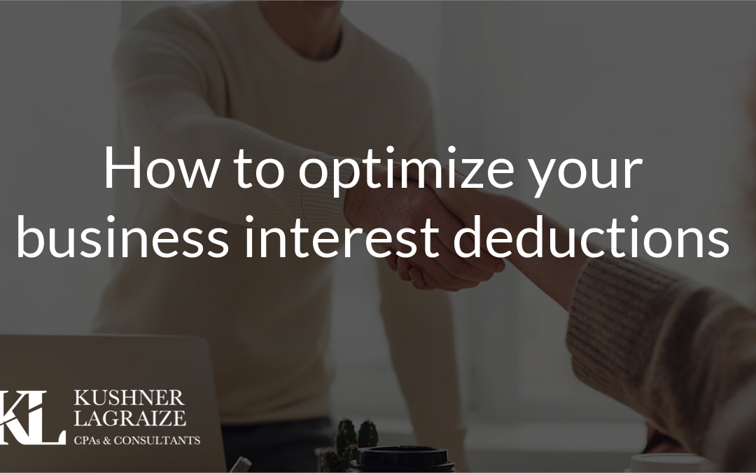 How to optimize your business interest deductions