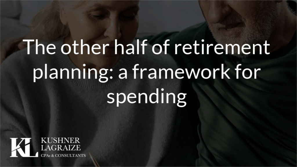 The other half of retirement planning: a framework for spending