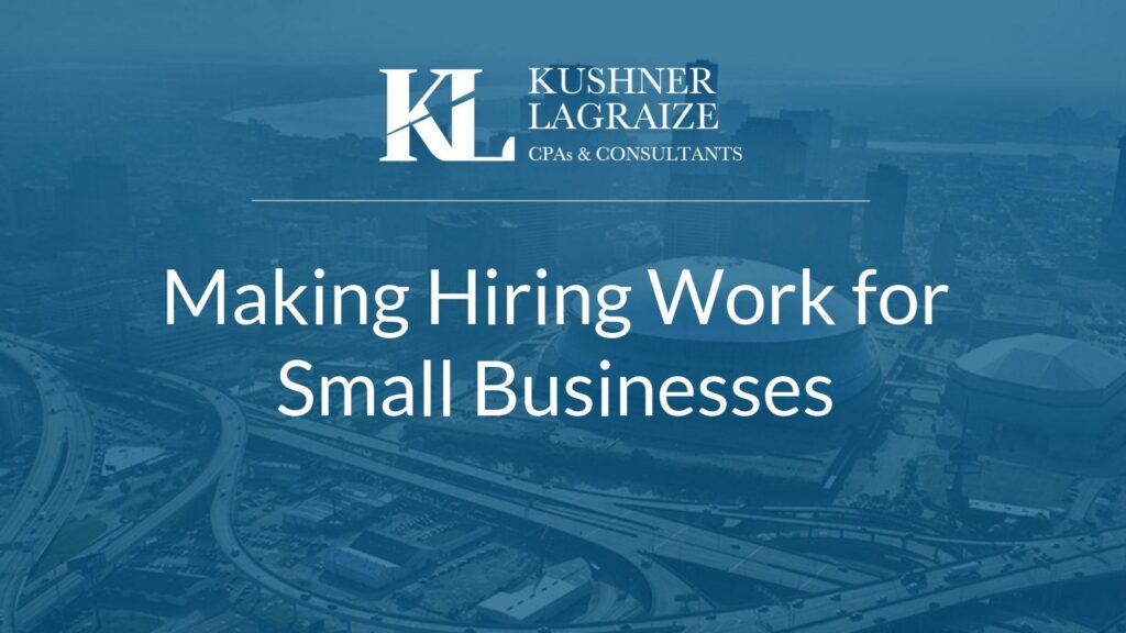 Making Hiring Work for Small Businesses